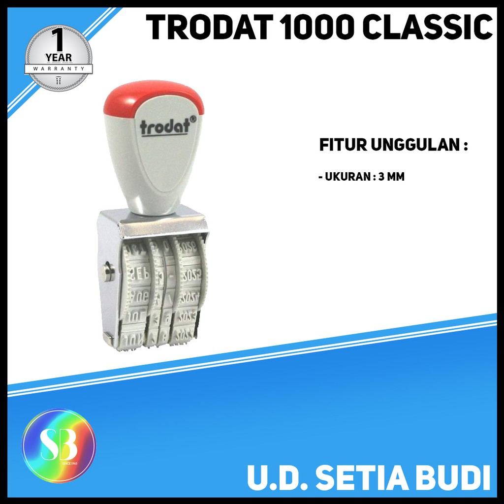 Stempel Tanggal Trodat 1000 Classic ( Made In Austria )