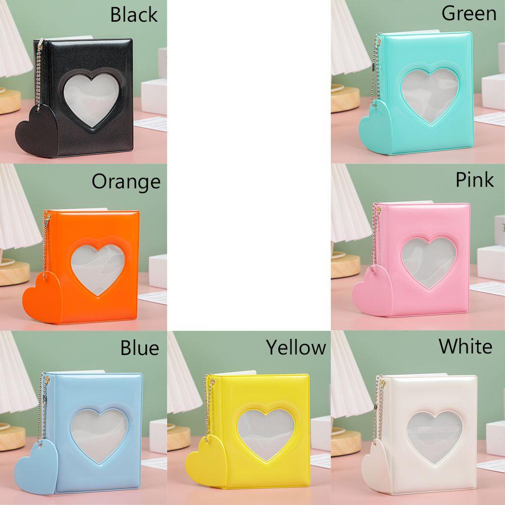SOLIGHTER Idol Picture Storage Case Colorful Storage Book Photo Albums For 3 Inch Home Decor Mini Portable Cards Collection Photocard Holder/Multicolor
