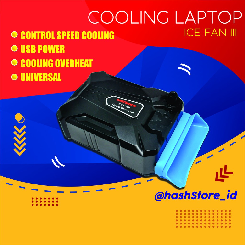 COOLER FAN III PENDINGIN LAPTOP - UNIVERSAL