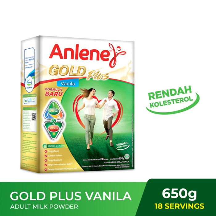 

b2011bb Anlene Gold Plus Coklat-Vanilla-Plain 650 Gr / Susu Lansia / Orang Tua - Coklat Xa201As