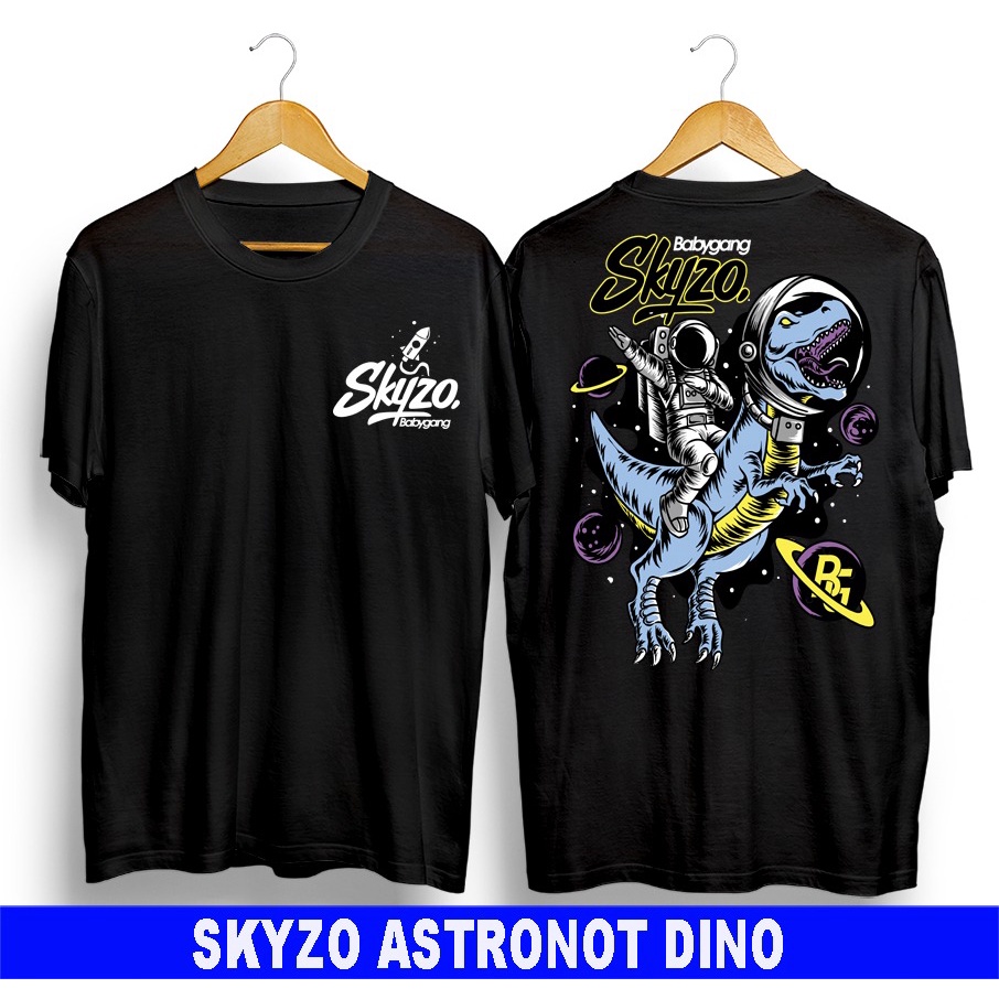 Kaos murah Kaos distro murah baju  distro pria t-shirt murah combed30s skyzo dino