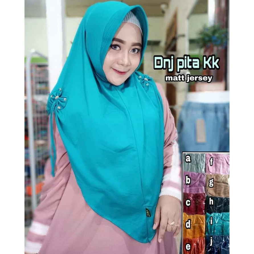 100% REAL PICTURE JILBAB DNJ TERBARU JILBAB KHIMAR INSTAN
