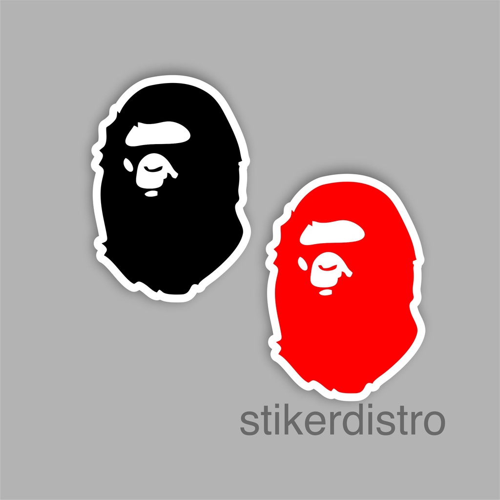 

Stiker Sticker BAPE RED BLACK Case Phone Logo Brand Skate Surf Band Aesthetic Termurah Pop Art Clothing Basic Tumblr Laptop HP Casing Striping Tempel Label Merk Dinding Graftac Vinyl High Quality decal