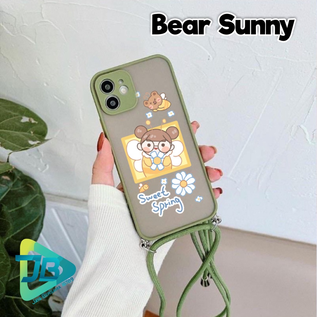 SOFTCASE SLINGCASE DOVE BEAR SUNNY OPPO VIVO SAMSUNG XIAOMI REALME IPHONE ALL TYPE JB4924