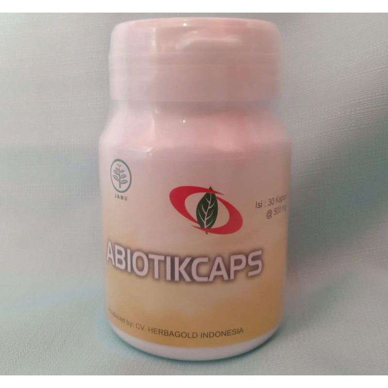 ABIOTIKCAPS (Obat herbal antibiotik alamiah kapsul)
