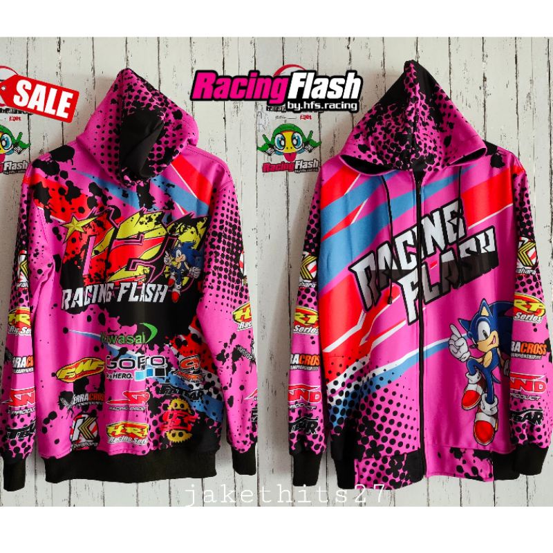 jaket racing flash/jaket racing/jaket racing start/jaket racing terbaru/jaket balap printing-ping rcflash ping007