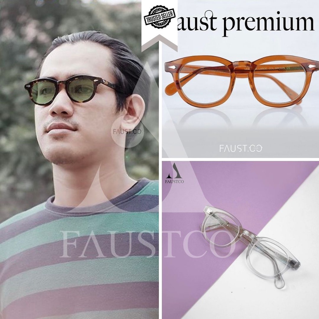 KACAMATA MINUS PRIA  MOSCOT | KACAMATA DENNY SUMARGO KODE LEMTOSH
