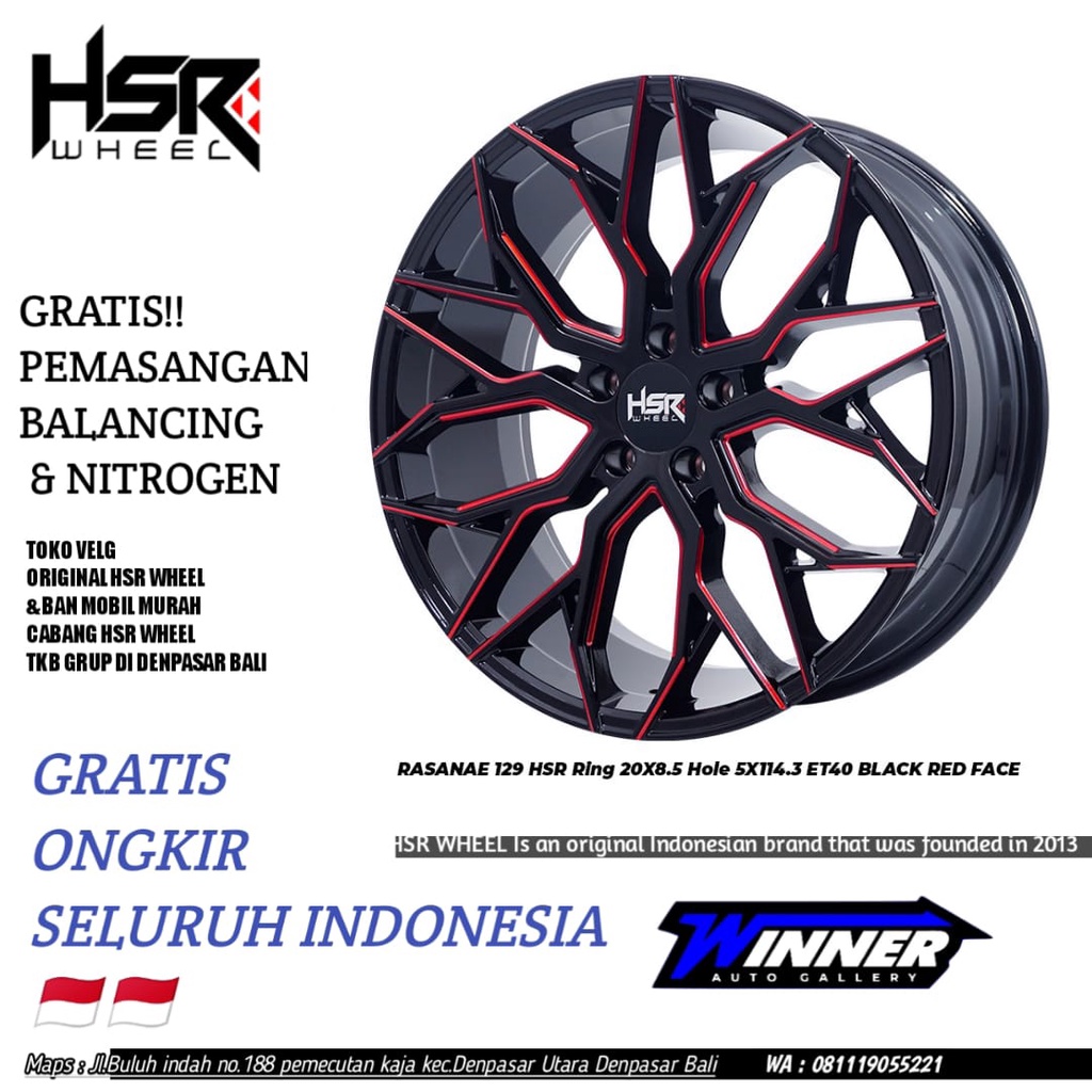 VELG RACING UKURAN RING 20 MAZDA CX-5 CAMRY HRV HSR RASANAE