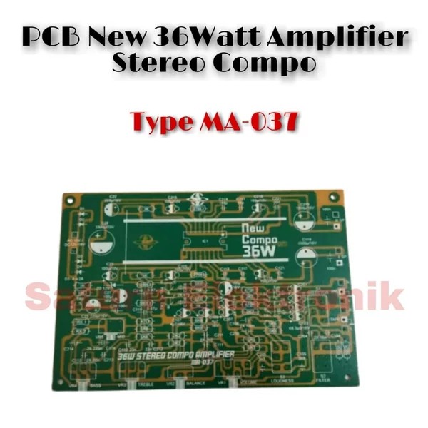 PCB 36W Stereo Compo Amplifier MA-037