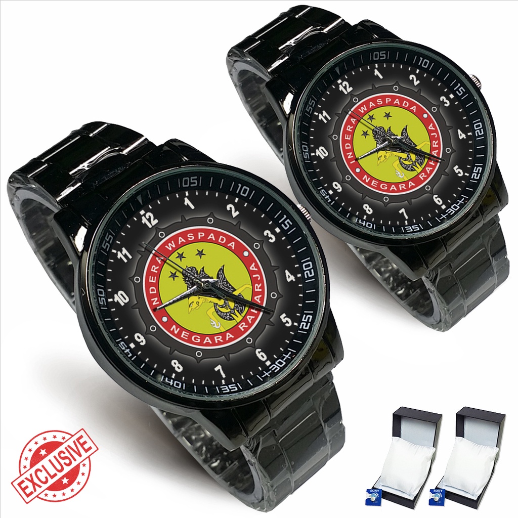 Jam Tangan Rantai Couple INTELKAM POLRI (Amazing)