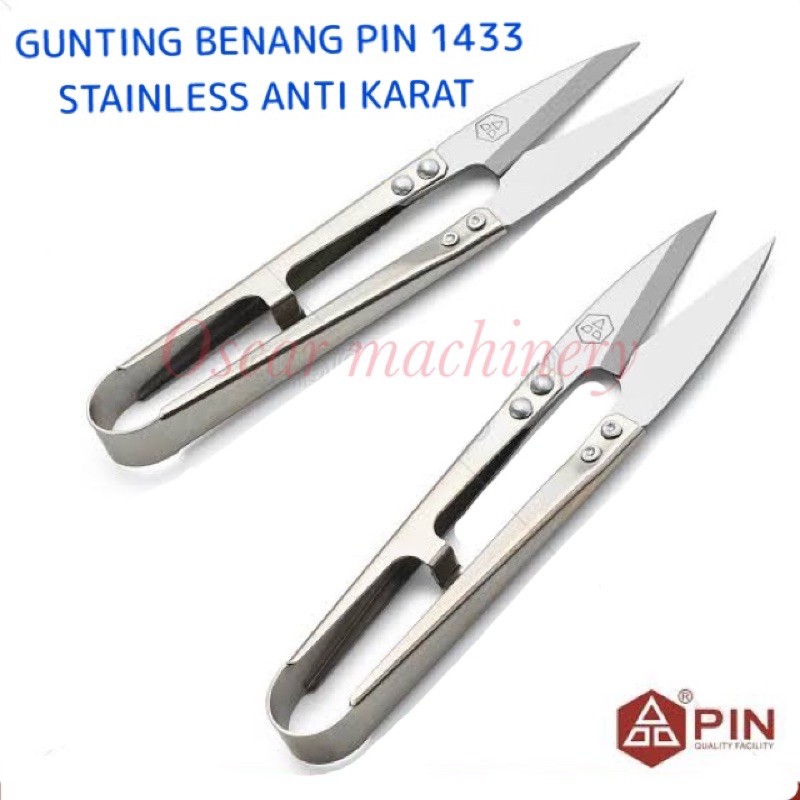 Gunting PIN 1433 Gunting Potong Benang / Cekris Cutter Stainless