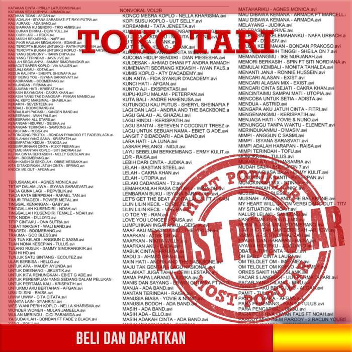 MIDI KARAOKE POP SUIP 840 LAGU TANPA VOKAL TARI