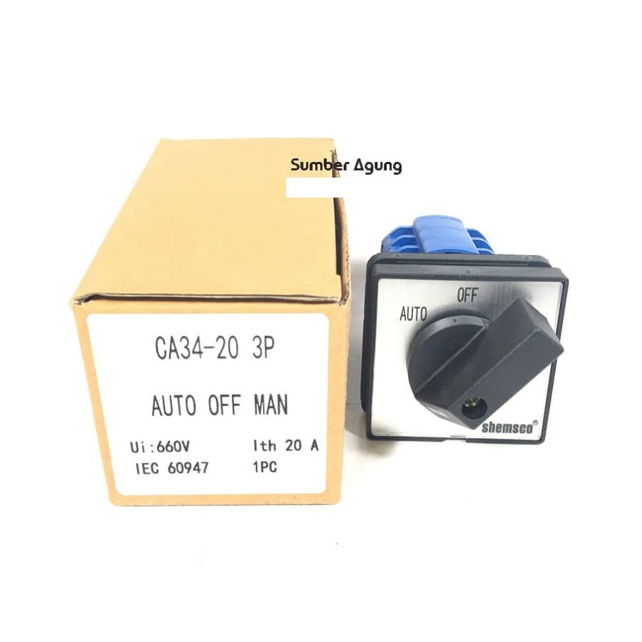 Selector CA34-20 3P Auto Off Man CA34 Rotary Switch Selector