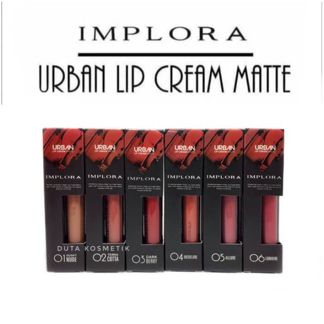 IMPLORA LIP CREAM URBAN MATTE BPOM