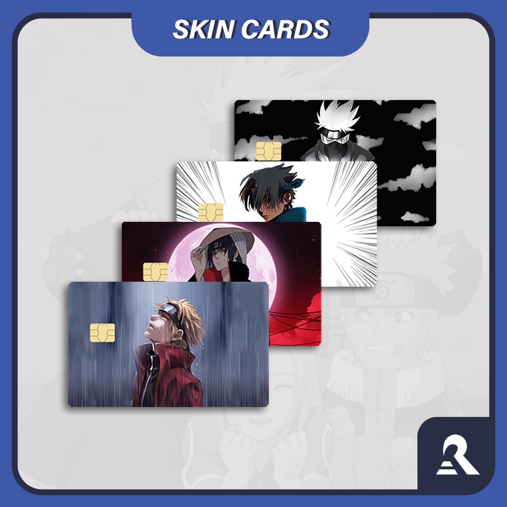 Naruto Version (Skin / Sticker Kartu ATM, Flazz, Debit/Kredit)  Sticker Atm Kartu Naruto | Recude Ca