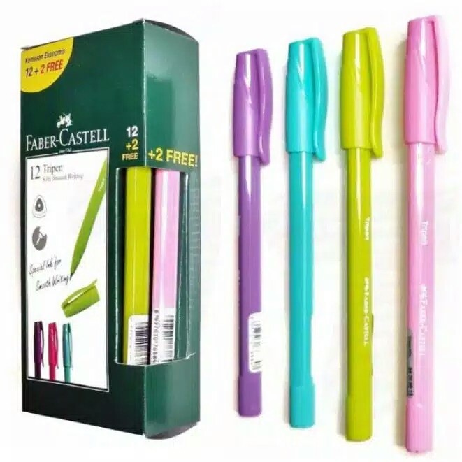 

TERBARU Pulpen Tripen 0,7 Faber Castell (Black Ink / Tinta Hitam)