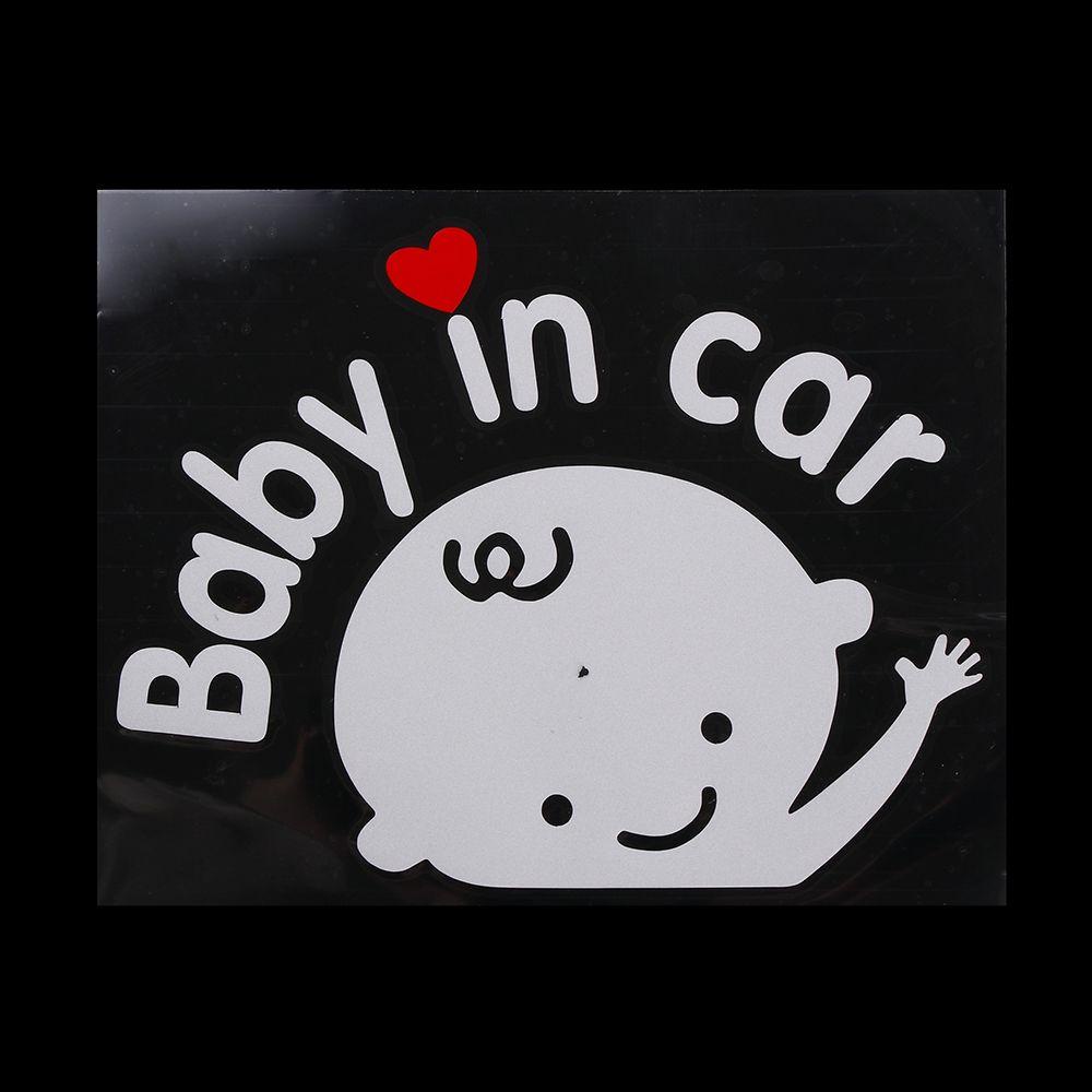 Wonder Baby In Car New 16 * 13cm Jendela Aksesoris Mobil Tahan Air Auto Decal Auto-styling