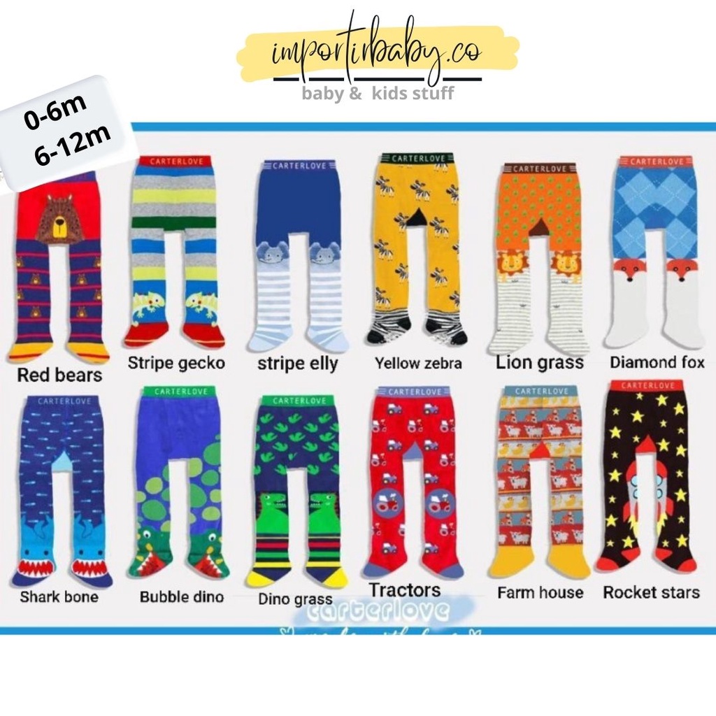 Legging bayi cowok tutup kaki / Celana panjang legging bayi laki-laki