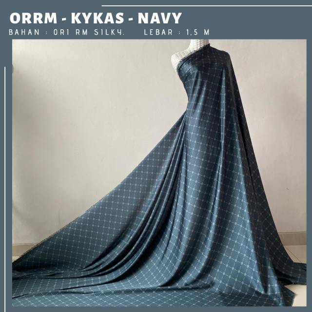 KODE KAIN ORRM - KYKAS BAHAN SILKY ORI RM || HARGA KAIN PERSETENGAH (0,5) METER