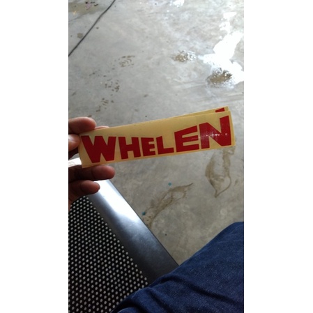 

Sticker mobil whelen