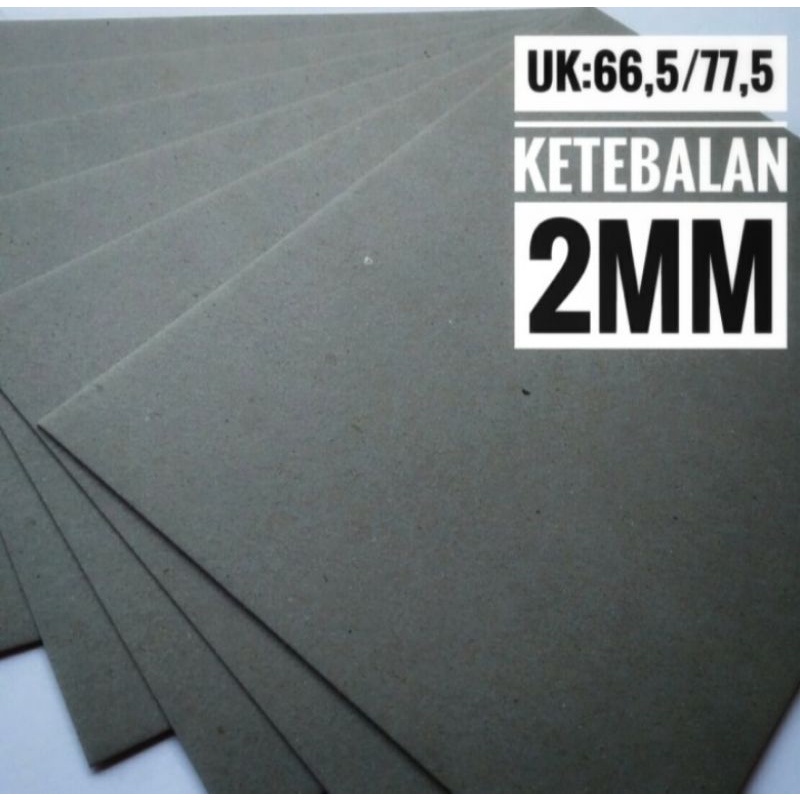 

1 Pack Karton Board No. 30 / 2 mm Uk Plano 65 cm X 75 cm ( 30 lembar )