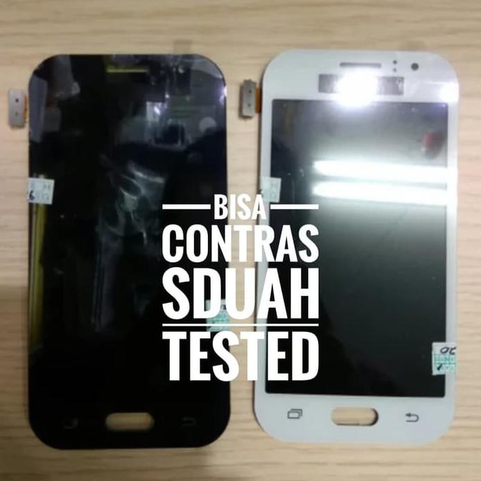 Lcd Samsung J1 Ace /J111/J110 White Original Oem Contras Fullset Aaa F2B4