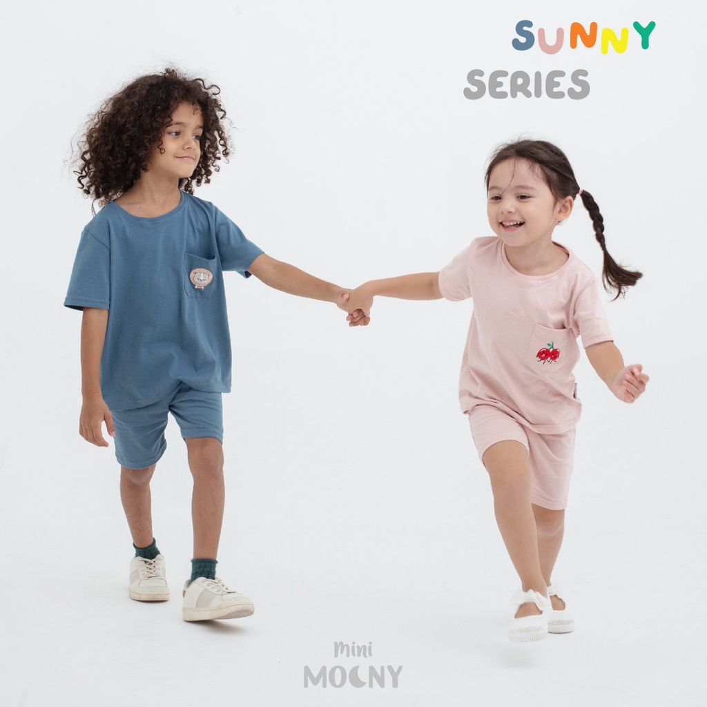 Mini Moony Tee And Short Set Sunny Series