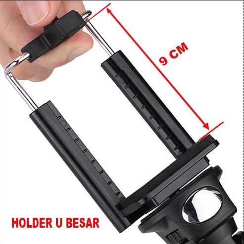 CLAMP U HOLDER U Tarik Holder Untuk Tongsis Tripod Go Pro