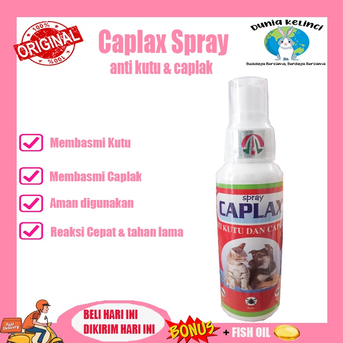 OBAT ANTI KUTU CAPLAK KUCING CAPLAX SPRAY