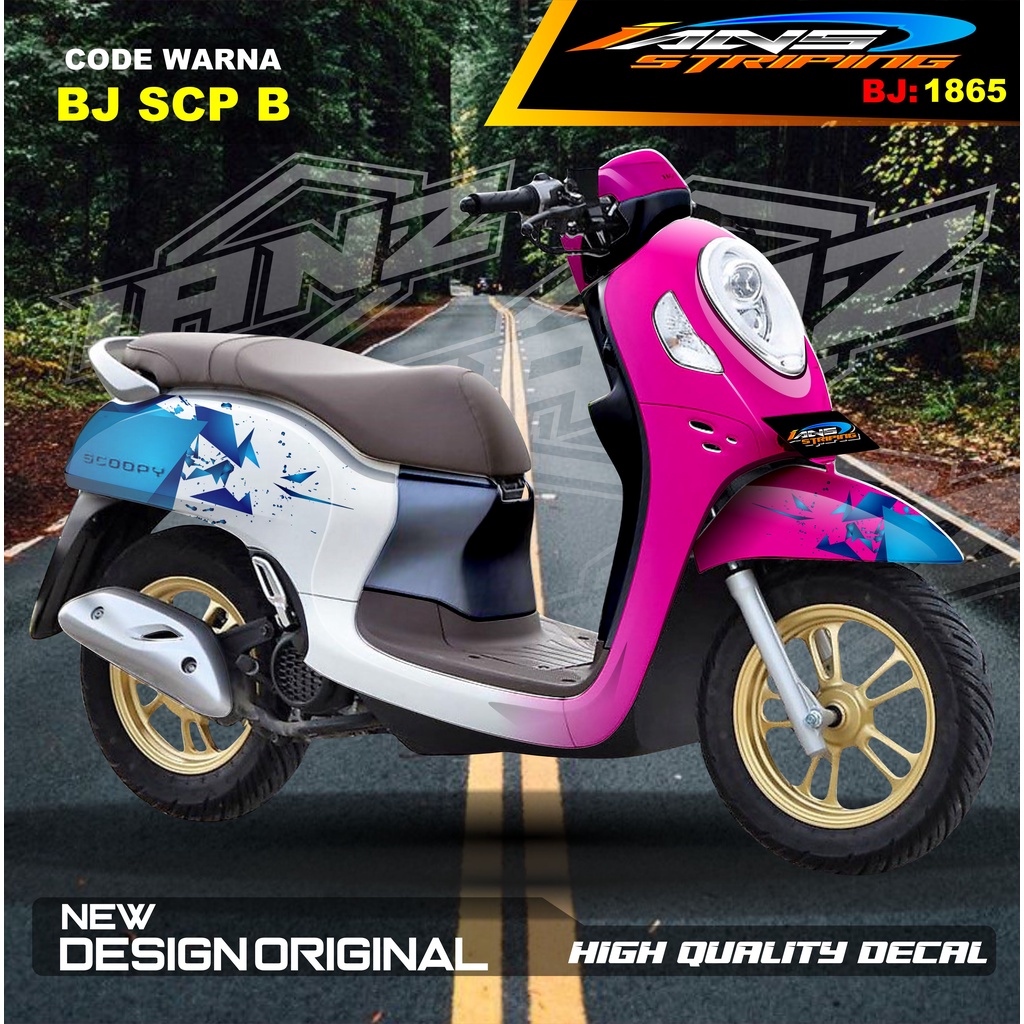 STICKER FULL BODY SCOOPY / STICKER ALL NEW SCOOPY / STIKER FULL BODY SCOOPY TERMURAH / STIKER MOTOR SCOOPY / STIKER MOTOR