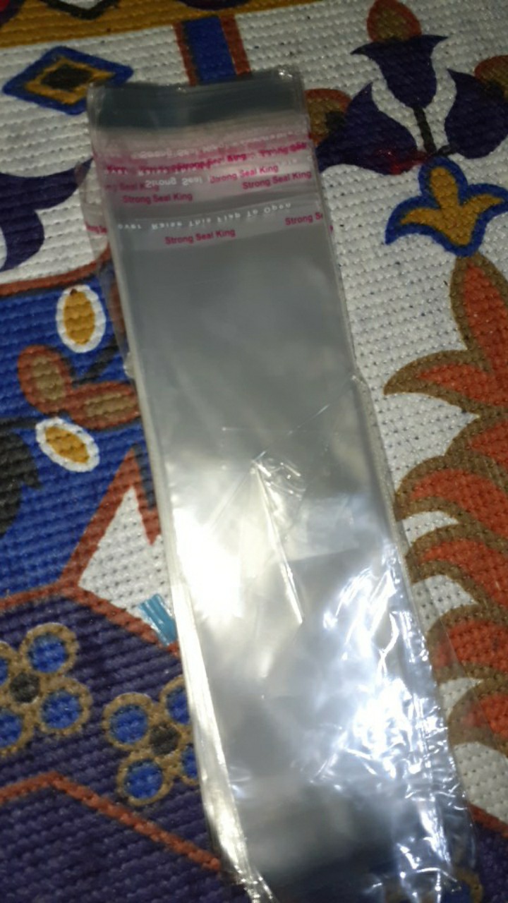 Plastik Opp 6x 18cm . Plastik Sendok . Plastik Kaca