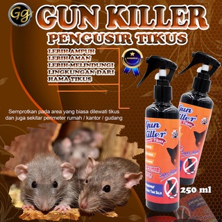 Semprotan Obat Pengusir Tikus Racun Tikus Ampuh Gun Killer 250ml Original Pembasmi Tikus