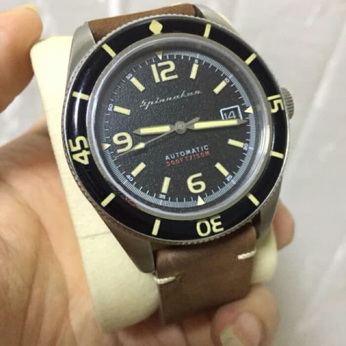 Spinnaker SP-5055-01 Vintage Fleuss Brown Leather