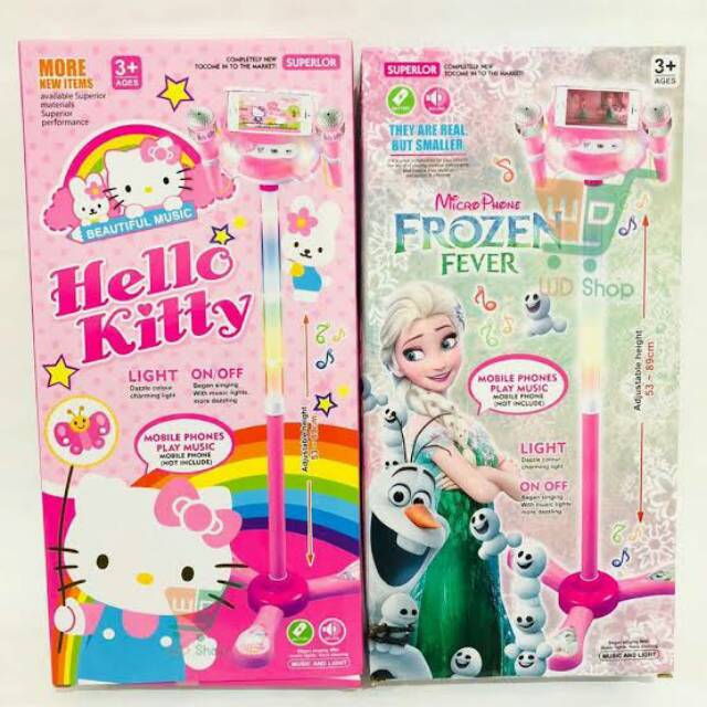 MAINAN MICROPHONE DOUBLE MIC LOL / HELLO KITTY / FROZEN