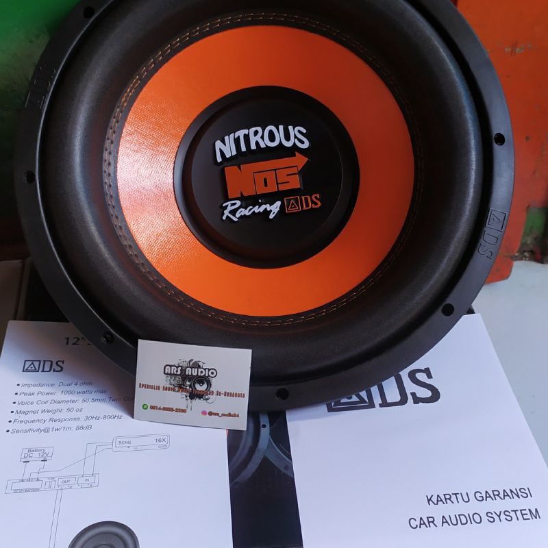 SUBWOOFER 12 INC ADS NOS 1000WAT