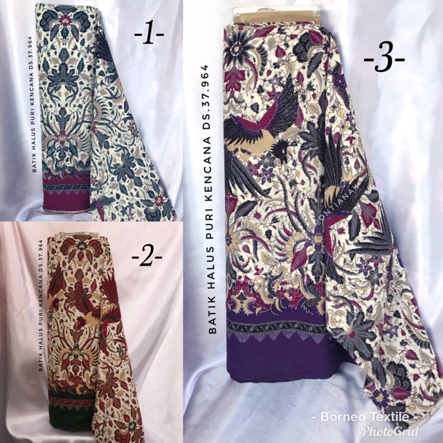 Kain Meteran Batik Katun Puri Kencana Per 50cm 1 2 M Shopee Indonesia