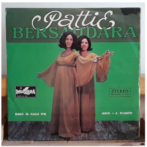 Piringan Hitam Vinyl Indonesia Pattie Bersaudara & Band 4 Nada