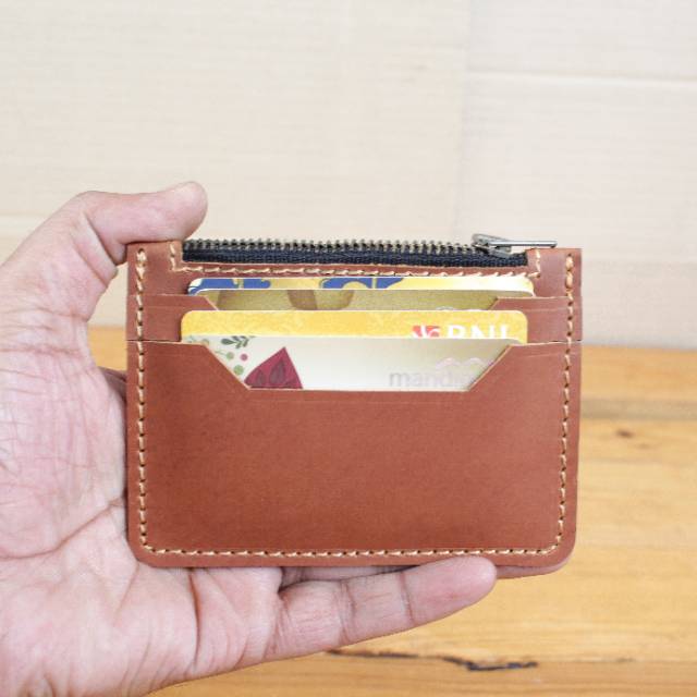 Dompet Kartu Pria Kulit  Dompet Card Holder Bahan Kulit Asli