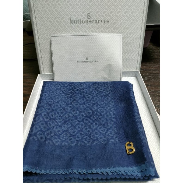 PL TAPIS BUTTONSCARVES (OXFORD BLUE)