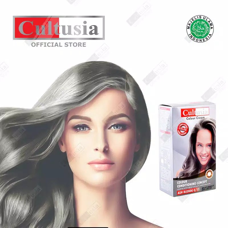 Cultusia Hair Color Ash Blonde 0/11 30 ML