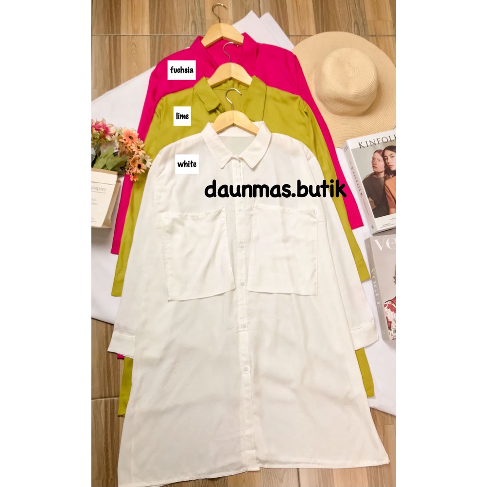 1KG MUAT 5PCS | GAIA TUNIK SAKU SUPER HITS OOTD SELEBGRAM FASHION GROSIR MURAH WANITA