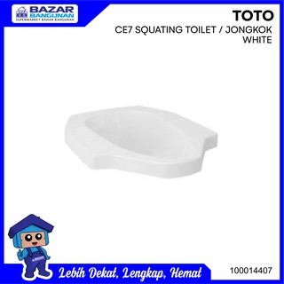 Toto - Closet / Kloset Jongkok / Toilet Squat Ce 7 / Ce7 ...