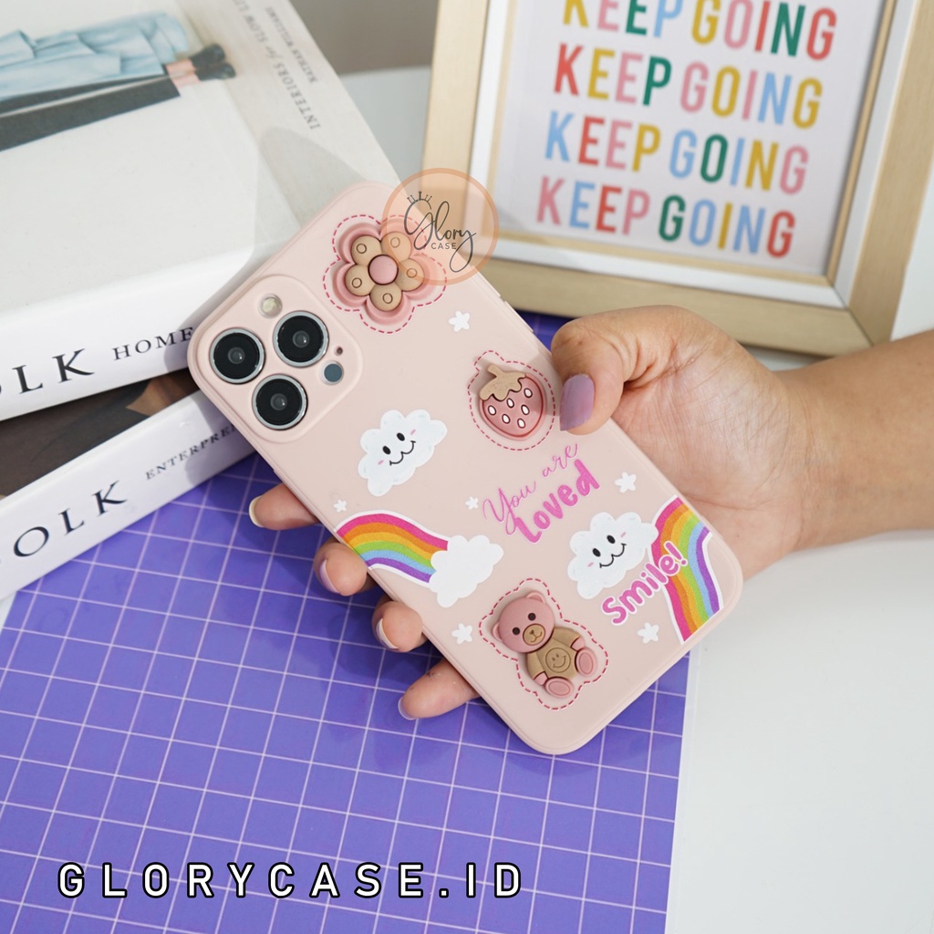 [3D2] Softcase Motif Timbul Lucu For VIVO Y30/Y50 - SOFTCASE HP VIVO Y30/Y50 - CASE 3D TIMBUL FOR VI