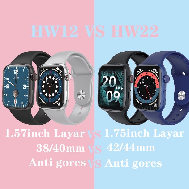 New GARANSIHW12/HW22 IWO13 Serise 7 SmartWatch 1.57/1.75 Inch HD Layar Penuh Bicara Bluetooth