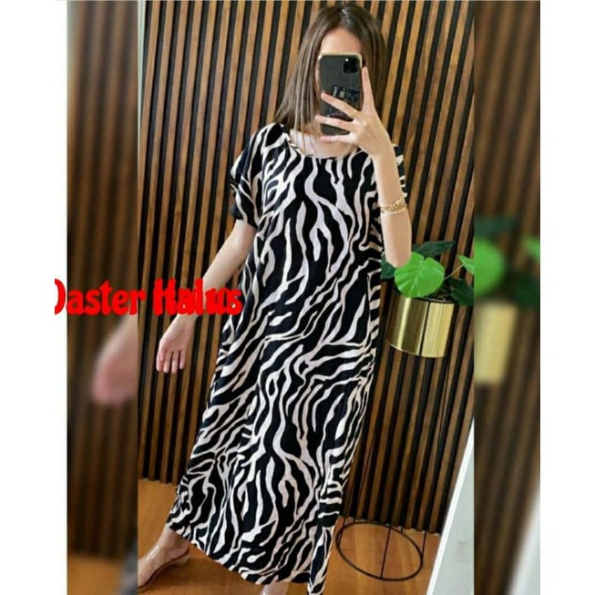 Daster Panjang Semata kaki Busui Kekinian Non Ruffle  AFERO STORE-LONG(LEO BESAR)