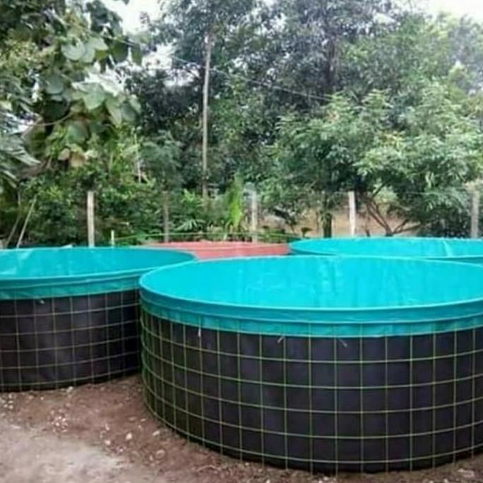 terpal kolam bulat/terpal kolam ikan/terpal kolam lele D5 T1 A12