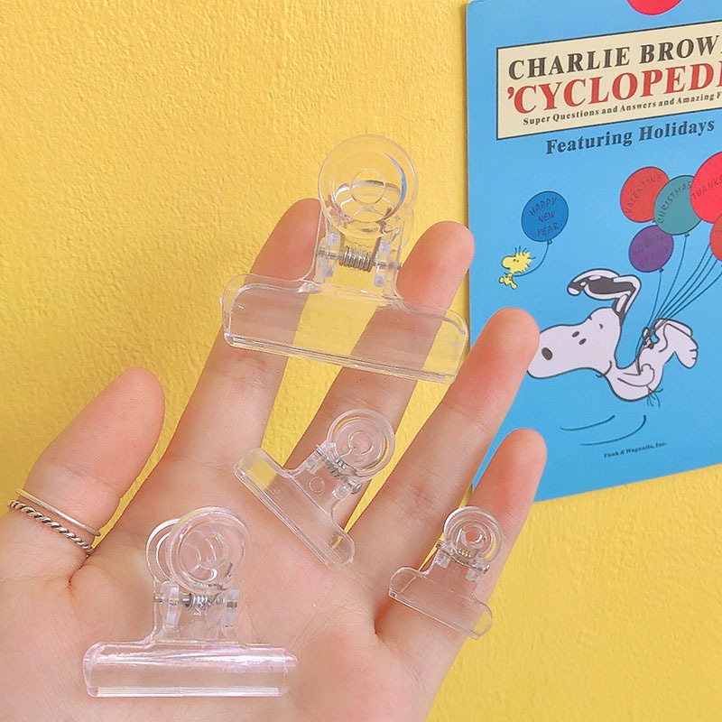 Simple Ins Style Acrylic Transparent Small Clip