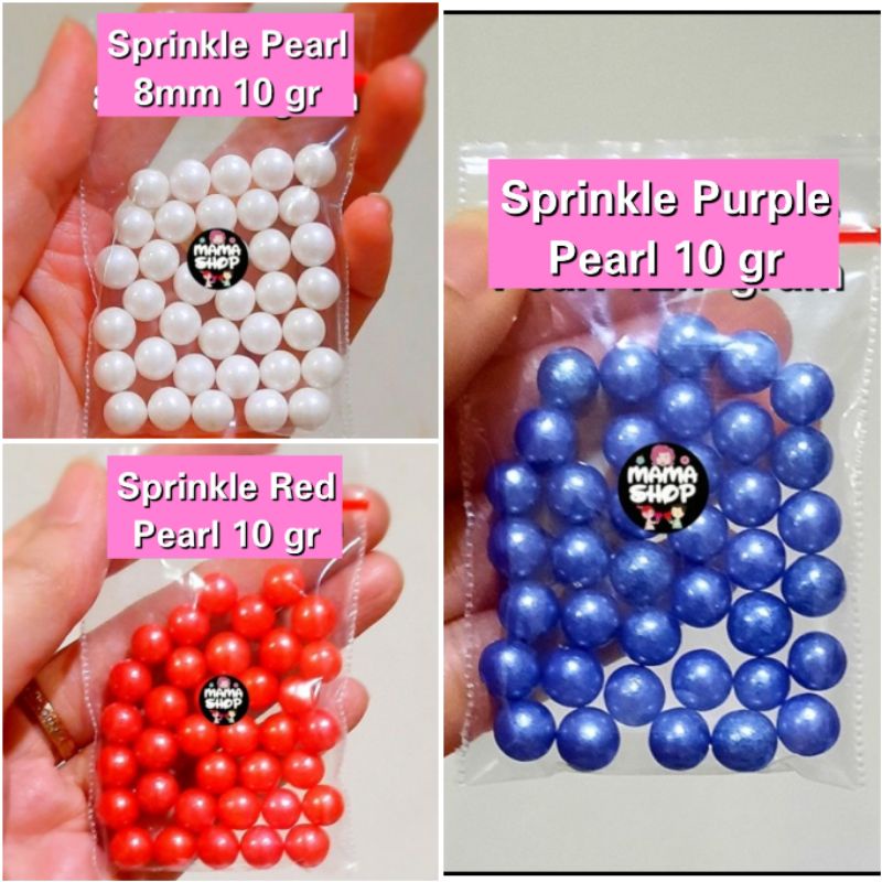 

Sprinkle Trimit Bintang Star Mutiara Pearl Shape Confetty Cake Hiasan Kue Edible Permen Candy Manis.