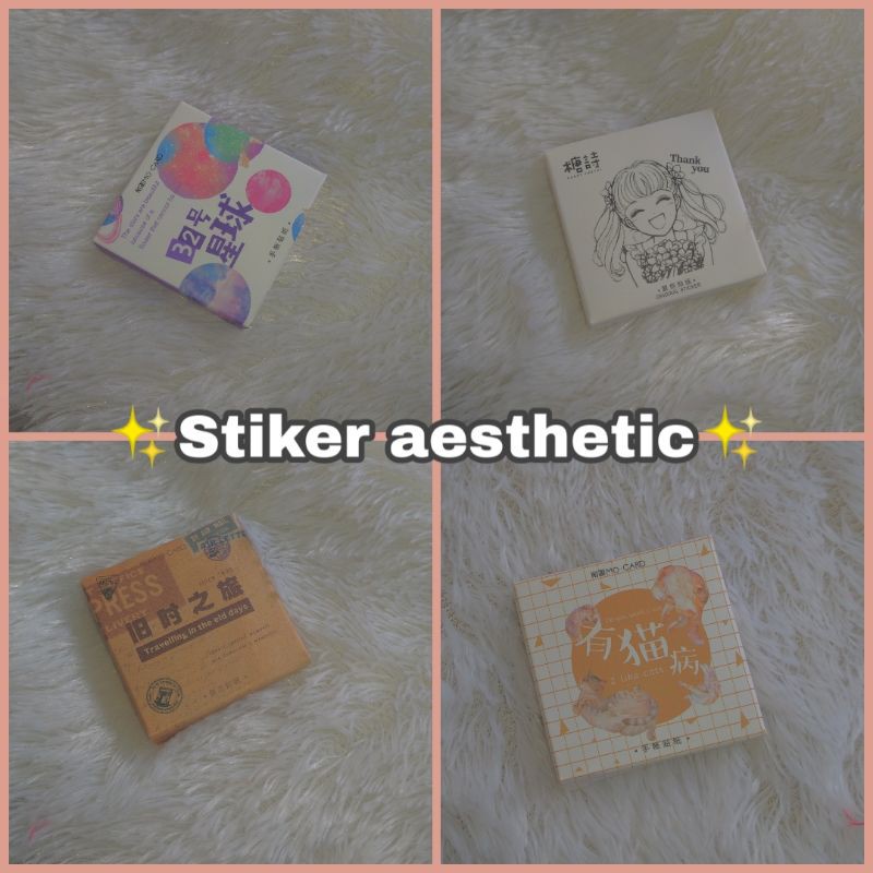 

STICKER AESTHETIC | STIKER LUCU KUCING | STIKER JOURNAL | STIKER MURAH