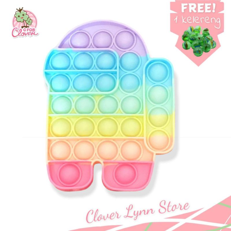 POP IT PASTEL AMONG US / popit tiktok viral fidget